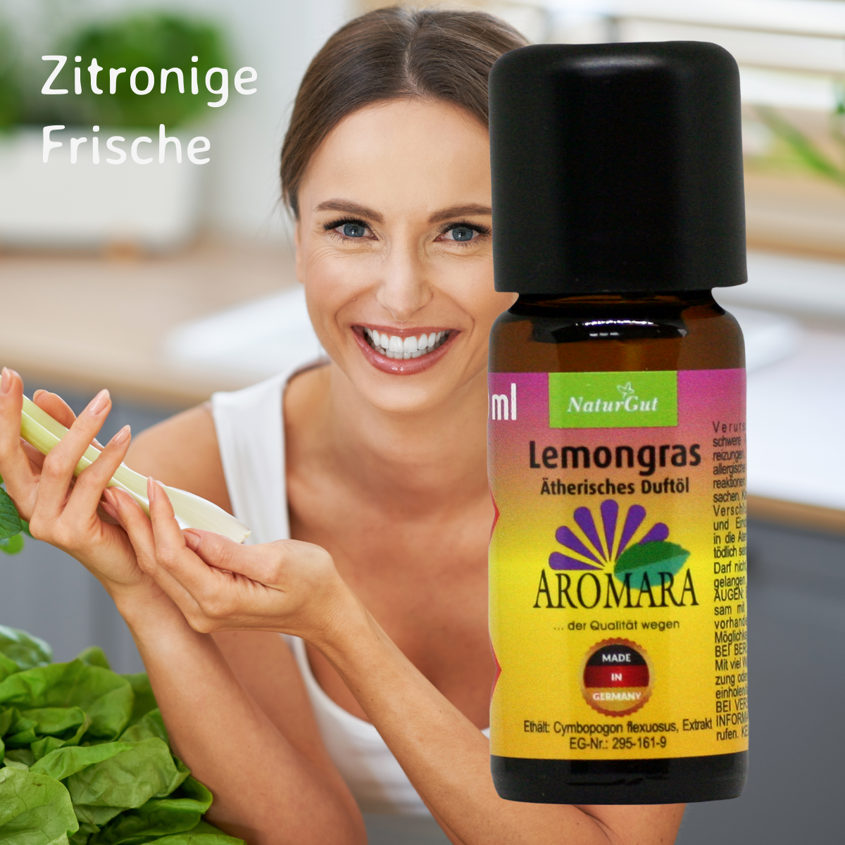 Lemongras / Cymbopogon citratus 10 ml AROMARA Ätherisches Duftöl