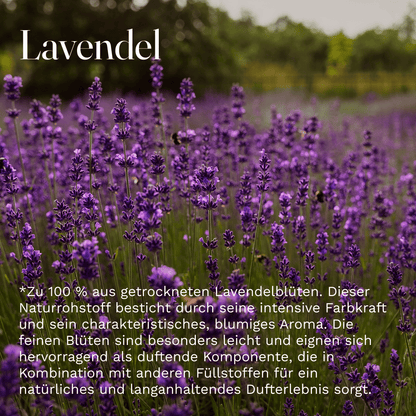 Lavendelblütenzauber 50g getrocknete ganze Lavendelblüten - Perfekt als Duft, Deko und Potpourri