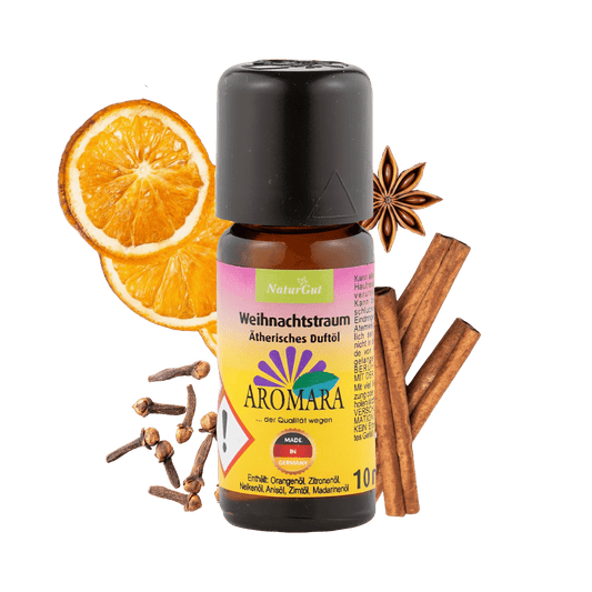 Weihnachtstraum 10ml Ätherisches Öl Orange Zitrone Nelke Anis Zimt Mandarine AROMARA