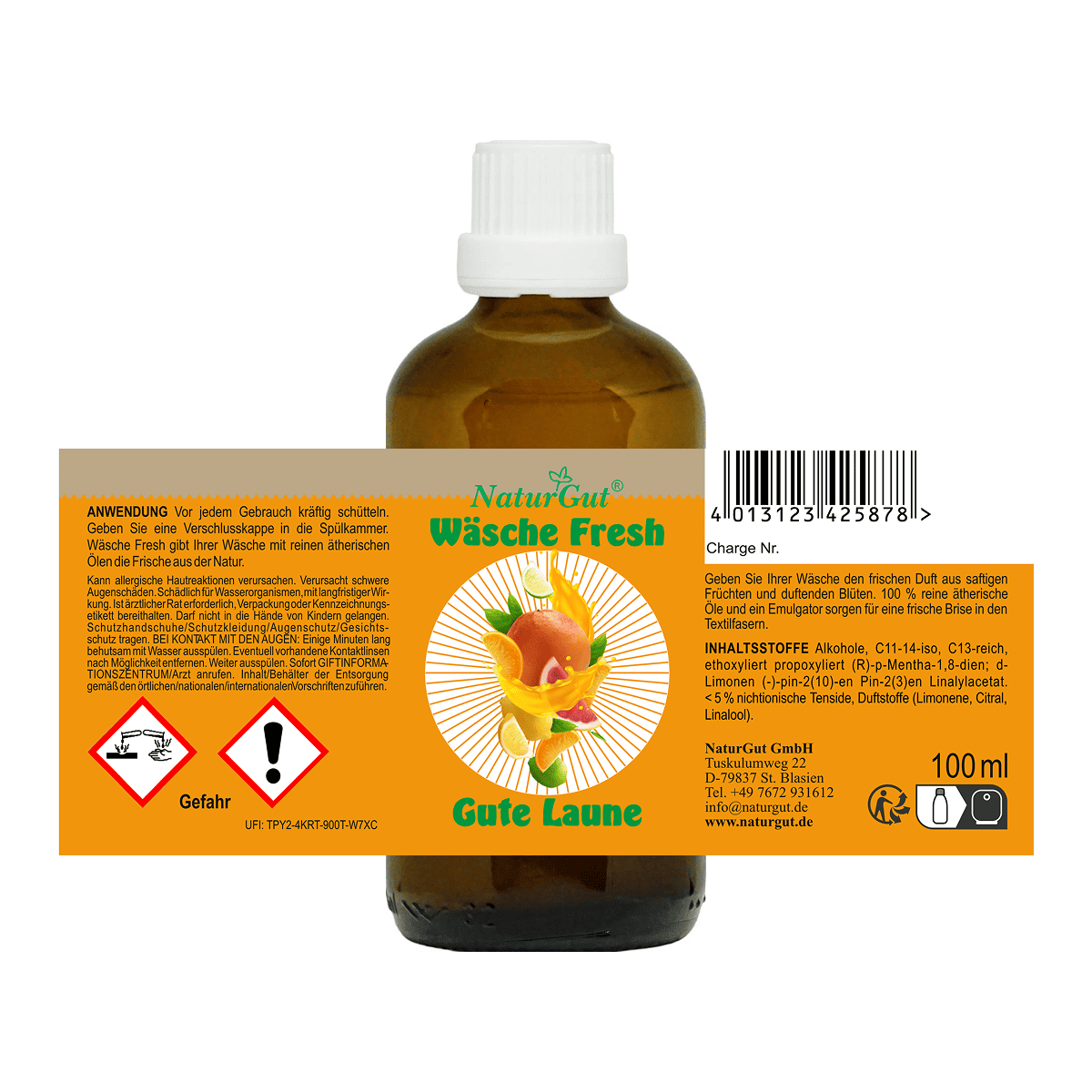 Wäsche Fresh Gute Laune Laundry Fragrance Floral Fragrance 100ml 