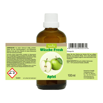Wäsche Fresh Apfel: Der belebende Wäscheduft mit Apfelaroma für ein duftendes Wascherlebnis