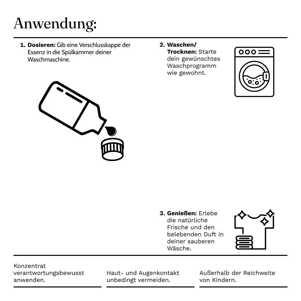 Wäsche Fresh New York Wäscheduft Wäscheparfüm Duft Konzentrat Männerduft 3er Set