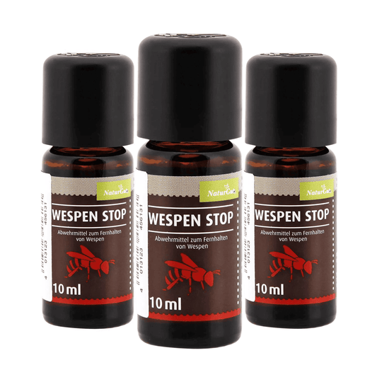 3 x Wespen Stop Abwehr Wespenabwehr Abwehrmittel mit Nelkenöl Zitronenöl 10ml