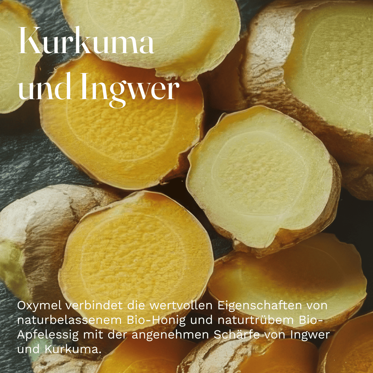 Organic Oxymel Turmeric and Ginger 250 ml Beverage Additive with Honey &amp; Apple Cider Vinegar Sour Honey