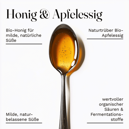 Organic Oxymel Black Cumin Oil 250 ml Beverage Additive with Honey &amp; Apple Cider Vinegar Sour Honey