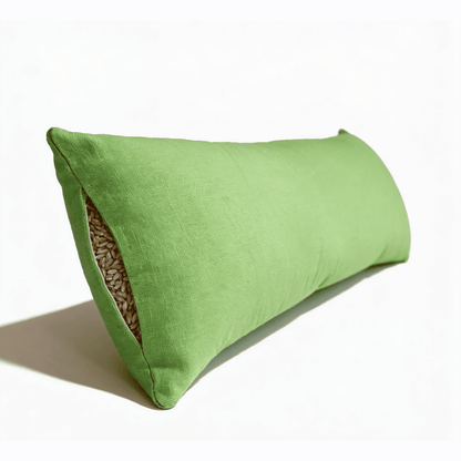 Yoga Bolster Cotton approx. 60x22cm with organic spelt husk natural filling spelt pillow