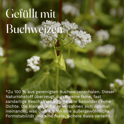 Coussin de méditation yoga uni rouge garni de sarrasin bio - rond Ø env.