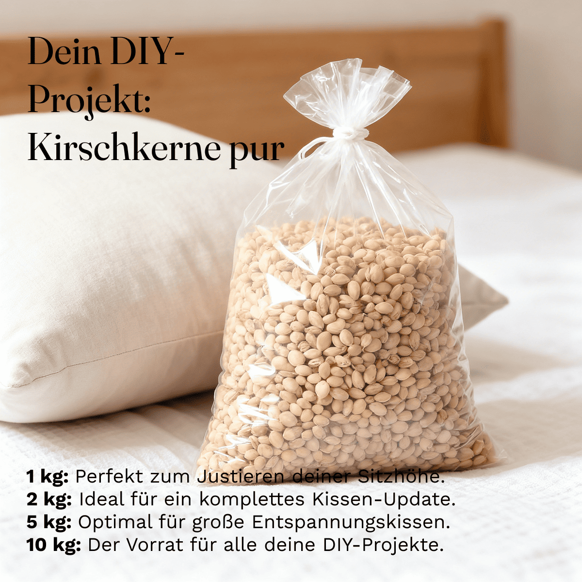 Cherry Stones Loose for Cherry Stone Pillows Heat Pillows Cleaned Cherry Stones 2Kg