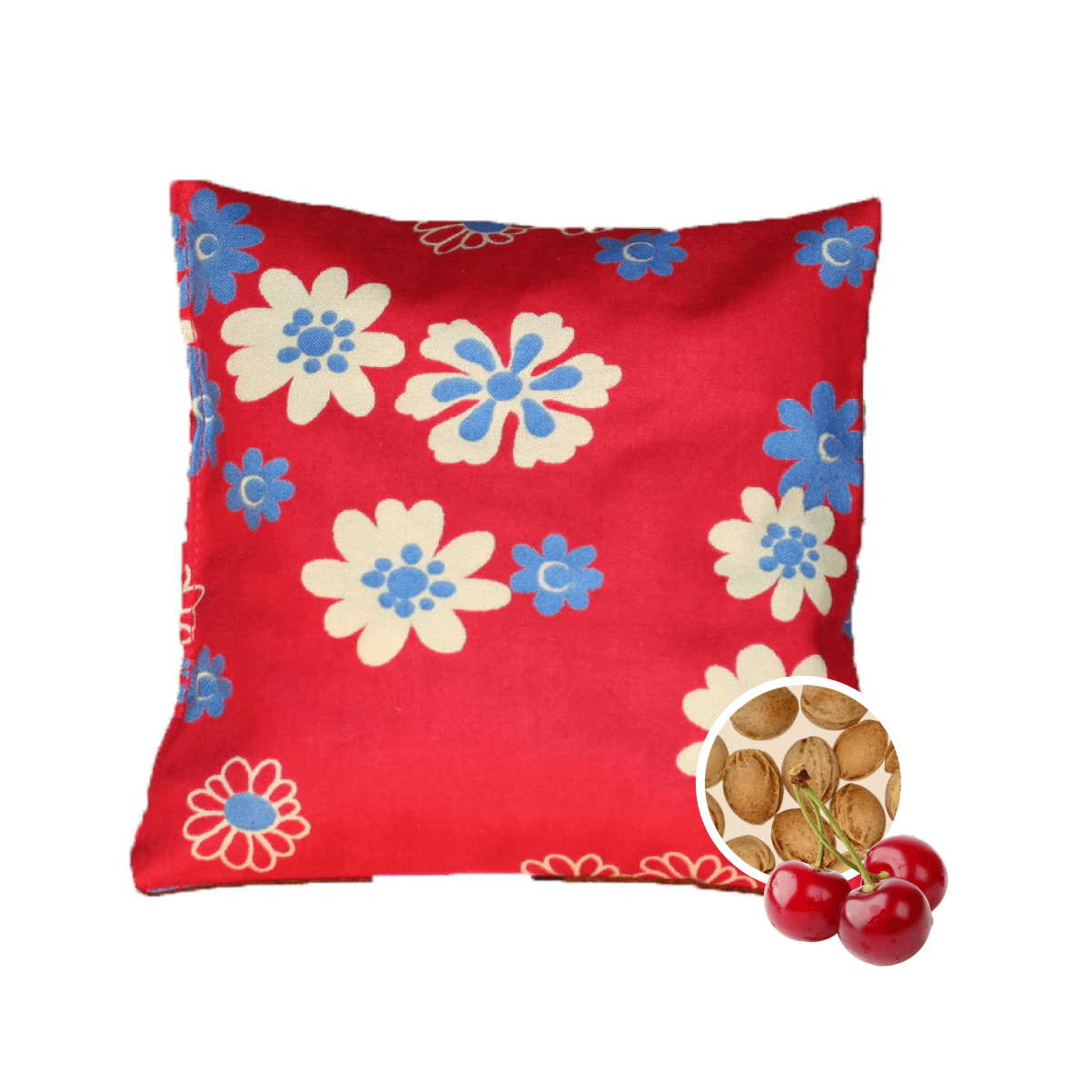 Cherry stone bag for children approx. 11x11 cm heat pad cherry stone pillow
