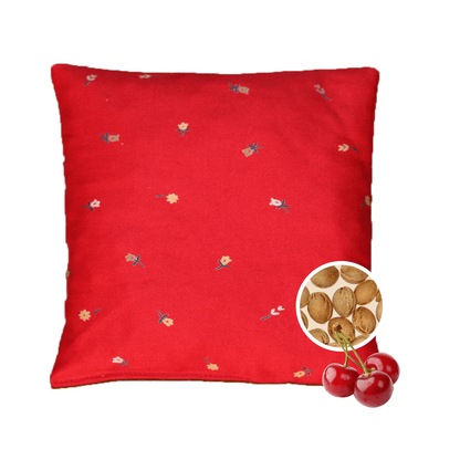 Black Forest cherry stone bag flowers approx. 24x24 cm cherry stone pillow heat pad