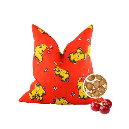 Black Forest cherry stone bag flowers approx. 24x24 cm cherry stone pillow heat pad