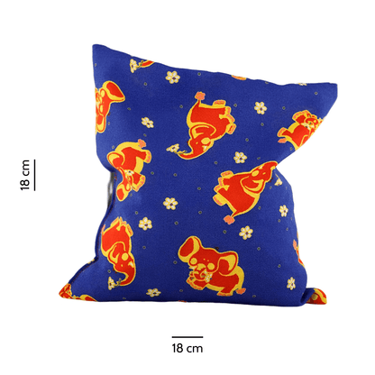 Kirsckernkissen Kirschsteinsäckchen Kinder Elefanten blau ca.18x18cm Wärmekissen