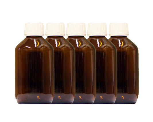 Apothecary bottles Brown glass Laboratory bottles Tamper-evident closure bottles