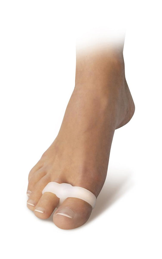 Correcteur d'orteils à double anneau Foot Good Gel, 2 pièces, évite les frottements