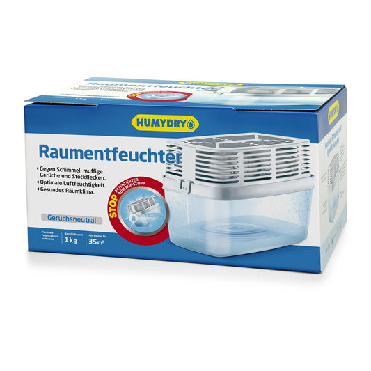 HUMYDRY® Raumentfeuchter Luftentfeuchter Premium 1000g absorbiert Feuchtigkeit