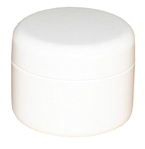 Cream jar - round jar with closure 5 ml white 20 pcs.