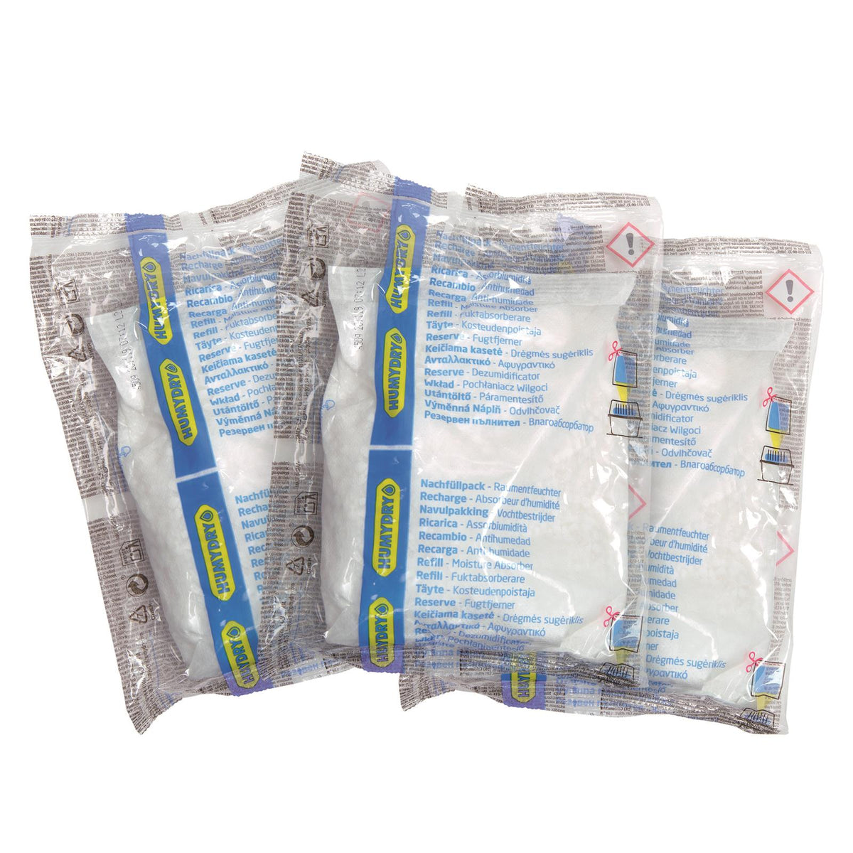 HUMYDRY® Nachfüllpack 3x450g: Kontinuierliche Frische und Trockenheit für Ihr Raumklima