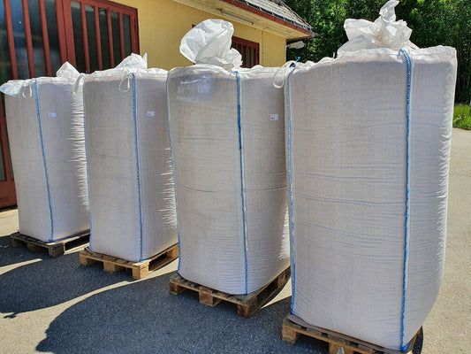 5x Big Bags 160×90×90 cm – Große stabile Transport- und Lagersäcke für Holz, Pellets, Gartenabfälle, Steine & Baustoffe – robuste Big Bag Säcke mit Hebeschlaufen – wiederverwendbar