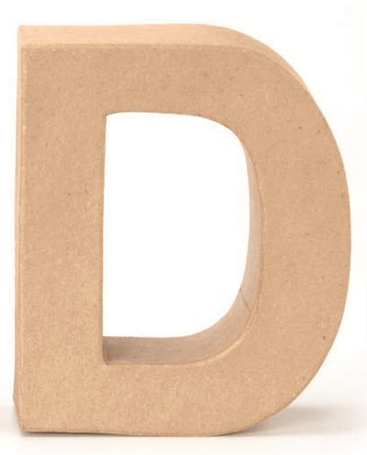 Papp Buchstabe D 17,5x5,5cm