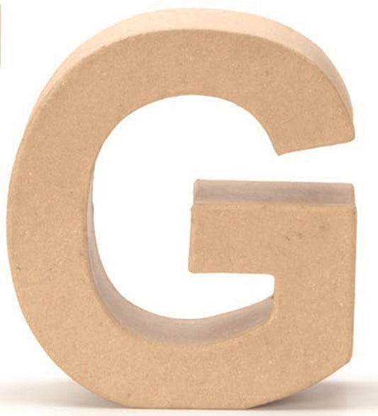 Papp Buchstabe G 17,5x5,5cm