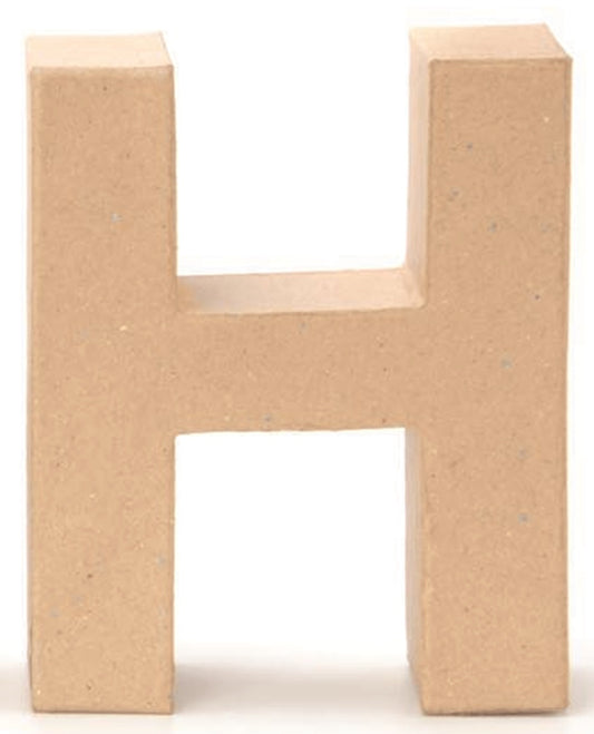 Papp Buchstabe H 17,5x5,5cm