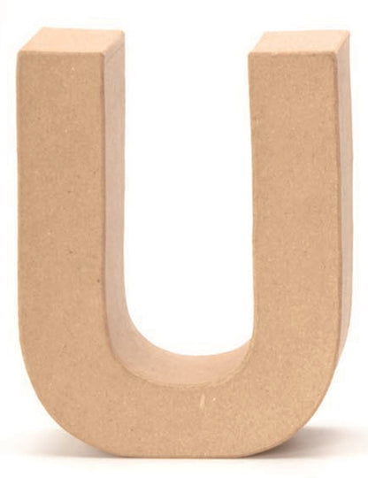 Papp Buchstabe U 17,5x5,5cm