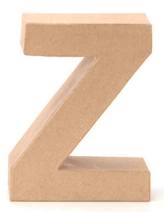Papp Buchstabe Z 17,5x5,5cm