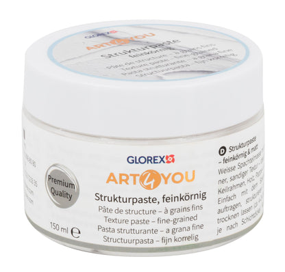 Strukturpaste Feinkörnig 150ml Premium Qualität – für Acryl & Mixed Media