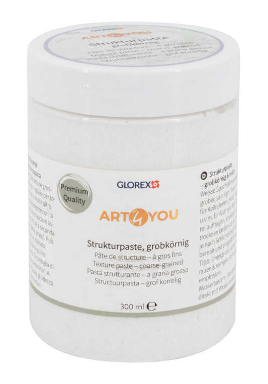 Strukturpaste grobkörnig 300 ml Premium Qualität – Struktur & Reliefpaste