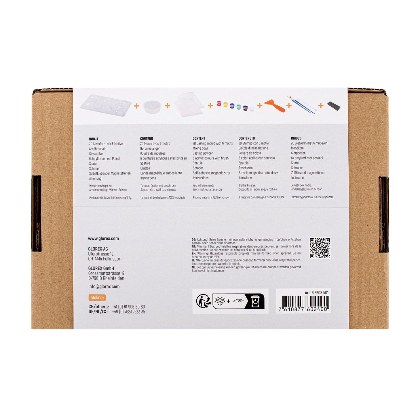 Giess-Set Weltall Bastelset