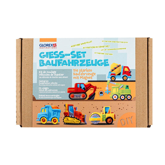 Giess-Set Baufahrzeuge Bastelset