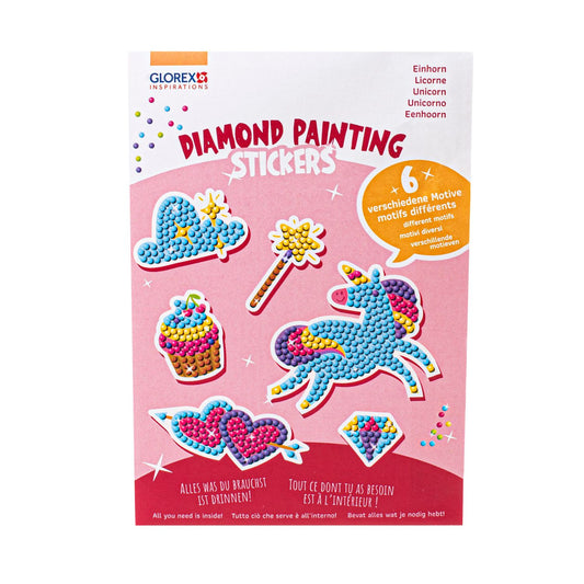 Diamond Painting Sticker Einhorn