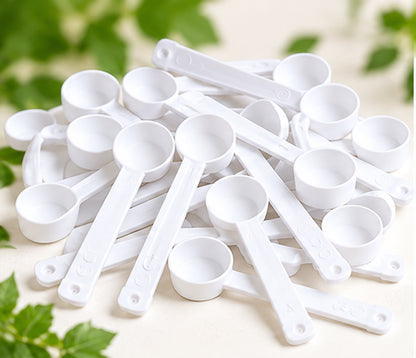Dosing / measuring spoon 25 pcs. 1 ml CE marking white medical device dosing device