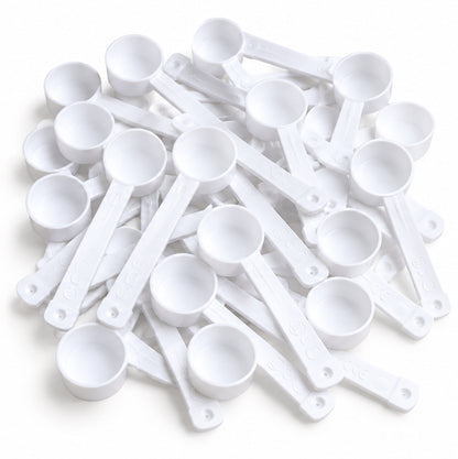 Dosing / measuring spoon 25 pcs. 1 ml CE marking white medical device dosing device