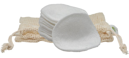 Washable Make-up Remover Pads Set of 12 – Reusable Make-up Remover Pads – Sustainable & Plastic-Free