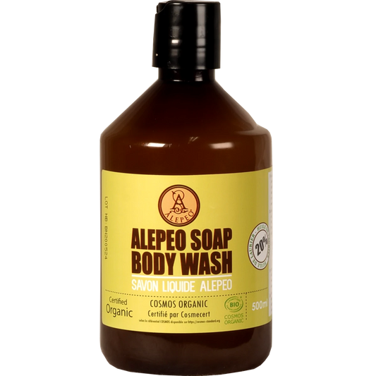 Aleppo Duschseife mit 20% Lorbeeröl 500 ml