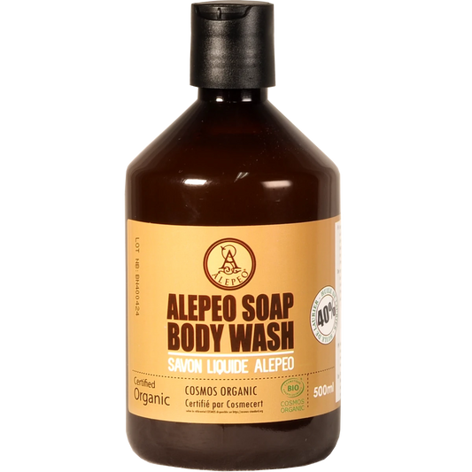 Aleppo Duschseife mit 40% Lorbeeröl 500 ml