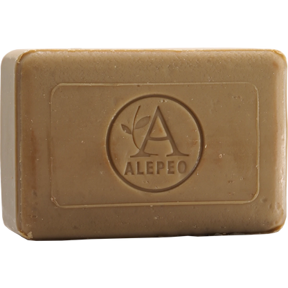 Aleppo Olivenölseife 4% Lorbeeröl 100 g – Handgesiedete Naturseife – Milde traditionelle Seife