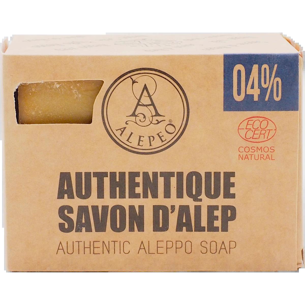 Aleppo Olivenölseife mit 4% Lorbeeröl 200 g