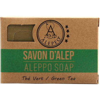 Aleppo Olivenölseife mit Grüner Tee-Duft 100 g