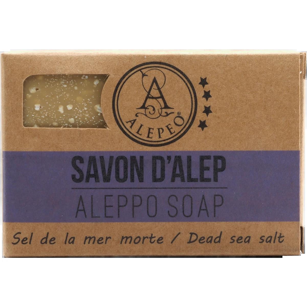 Aleppo Ölivenölseife mit Totem Meersalz 100 g