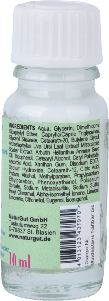 Natürliches Anti-Pigmentflecken-Altersflecken Serum – mit Mitracarpe & Arbutin für reife Haut 10ml