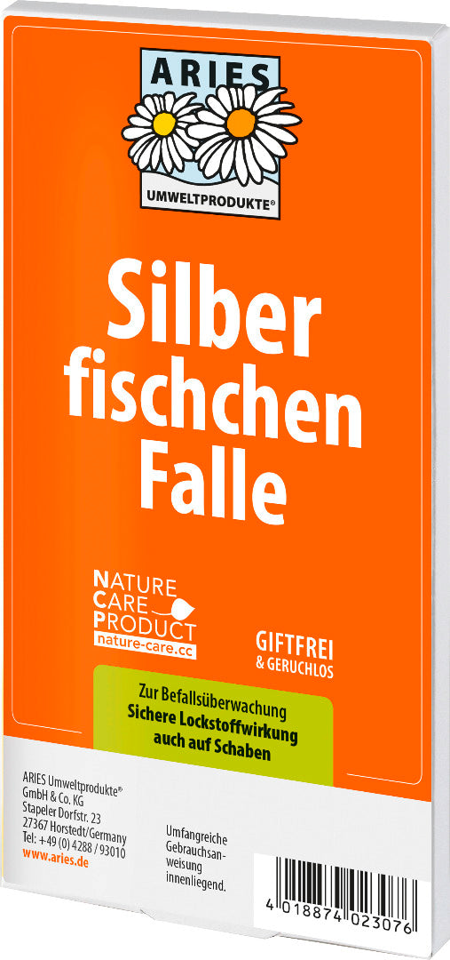 Silberfischchen Schabenfalle Ungiftige Lockstofffalle zur Befallsüberwachung Monitoring bei Schaben/Kakerlaken