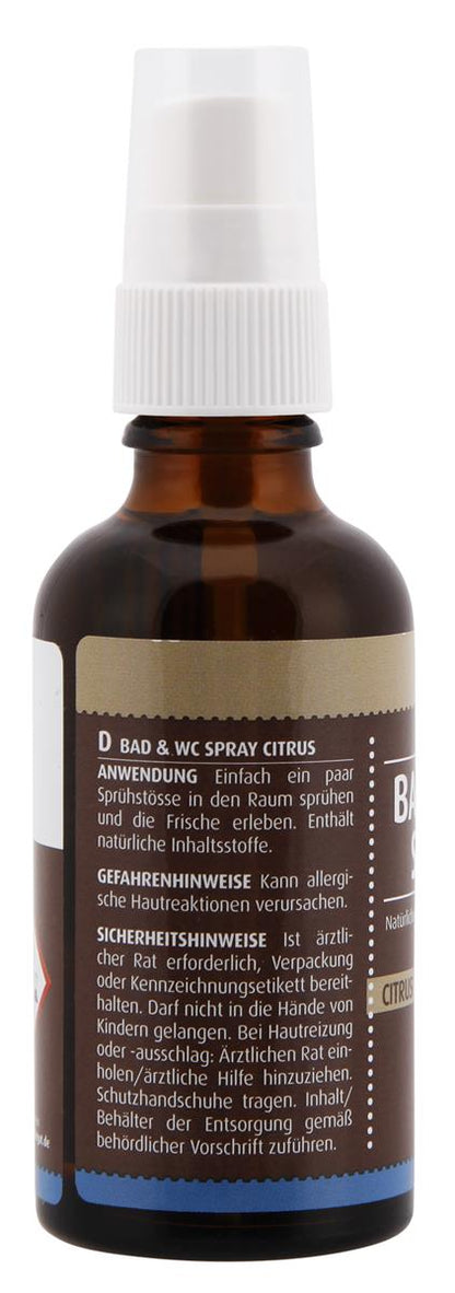 Bad und Toiletten Spray - Frisches Örtchen Spray Citrus 50 ml