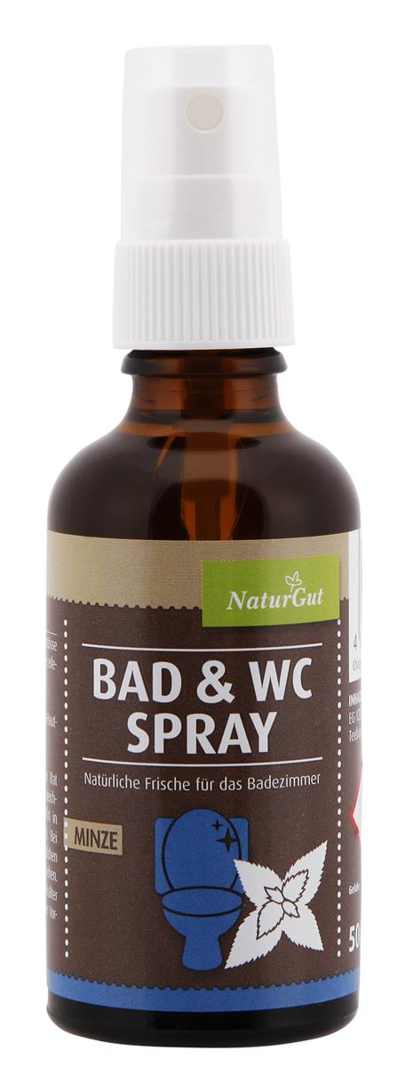 Bad und Toiletten Spray - Frisches Örtchen Spray Minze 50 ml