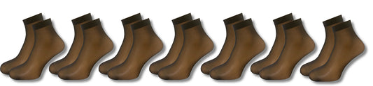 Chaussettes Silk Feeling 7 paires de chaussettes noires transparentes bas chaussettes fines