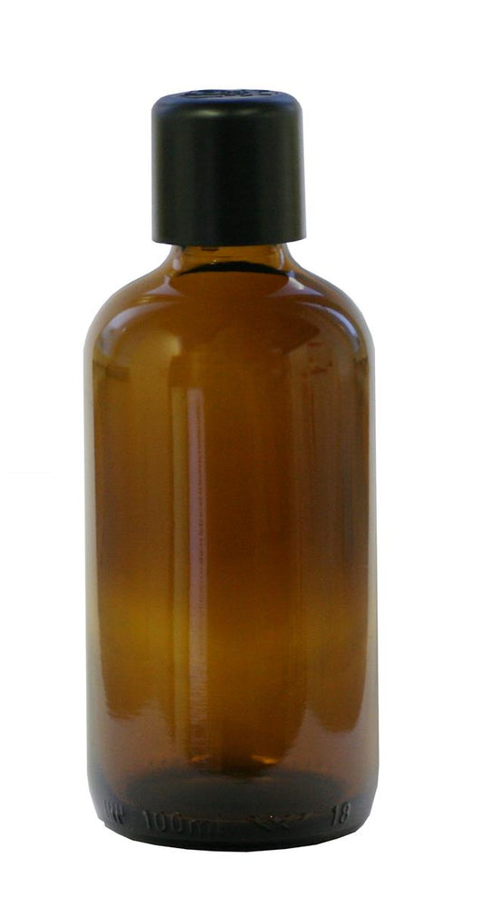 5 x 100ml brown glass bottle with dropper insert 2.0mm