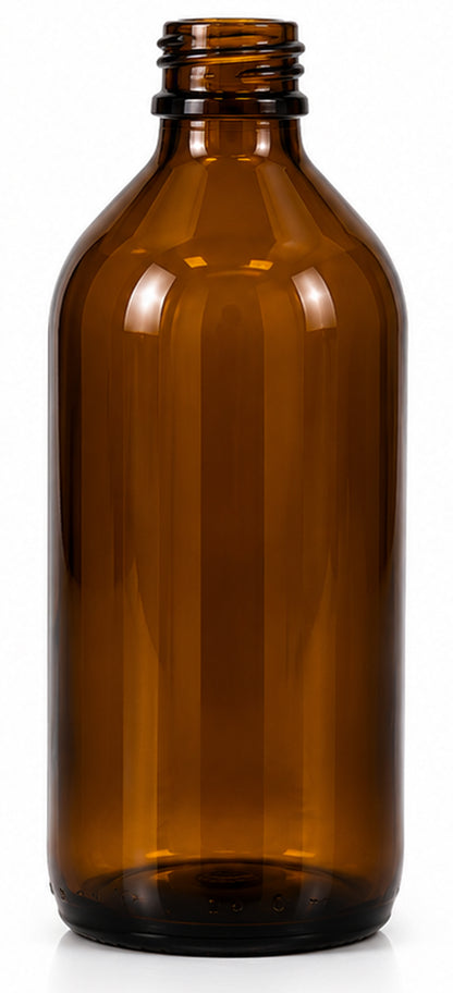 10 x 250 ml Braunglasflaschen | Apothekerflaschen aus Braunglas mit PP28 Originalitätsverschluss | Laborflaschen für Öle, Tinkturen & DIY | 10er Set