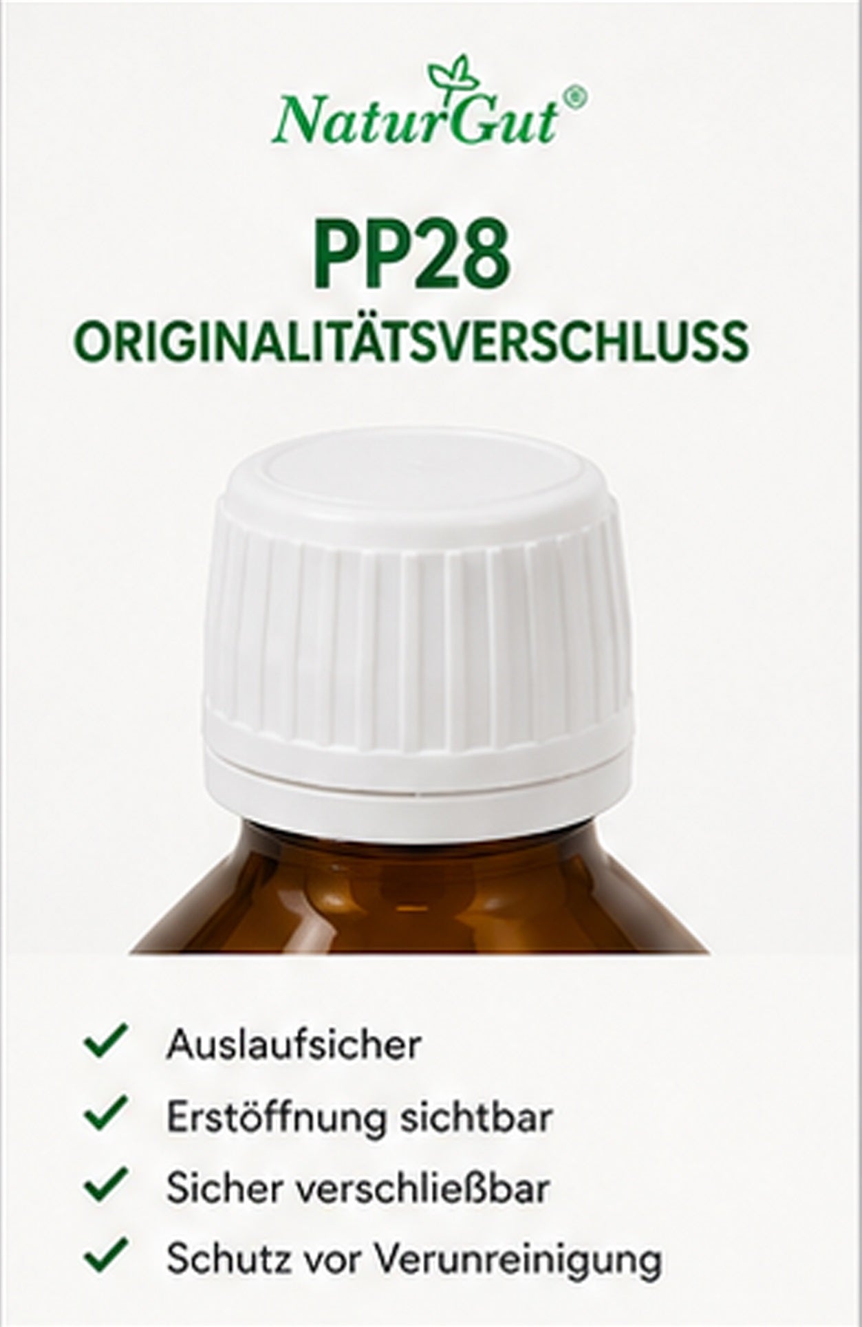 10 x 250 ml Braunglasflaschen | Apothekerflaschen aus Braunglas mit PP28 Originalitätsverschluss | Laborflaschen für Öle, Tinkturen & DIY | 10er Set