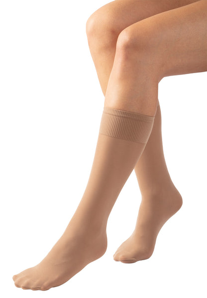 Diabetiker-Kniestrümpfe - Wohlfühlsocken 10-Paare blickdicht formstabil atmungsaktiv